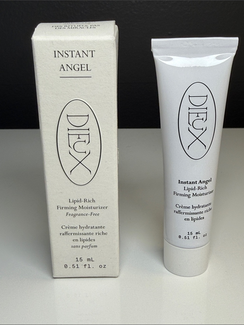 DIEUX Instant Angel Lipid-Rich Firming Moisturizer  travel size, new/unused